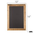 thumbnail image 2 of Ilyapa Rustic Wooden Magnetic Kitchen Chalkboard Sign - 12x16 Inch Brown Framed Wall Hanging Chalk Board for Farmhouse Decor, Wedding, Restaurant Menu, 2 of 6