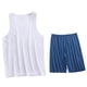 thumbnail image 1 of Conjunto de Camiseta de los Hombres, Moda Casual Color Sólido Cuello en V Alta Elasticidad Deportes para el Desgaste Al Aire Libre, la Humedad Wicking Atuendo Atlético, 1 of 3