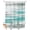 Teal Gray, variant on Split Shower Curtain for Transfer Bench, Gray White Fabric Shower Curtains for Bathroom, Vintage Country Abstract Gradient Mottled Tub Sliding Transfer Bench Waterproof Bath Curtains 72"x72"