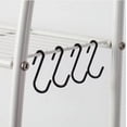 thumbnail image 4 of 24 Pack Black S Shaped Hooks Small Hanging Hangers for Bathroom Bedroom Office Kitchen Garden, 4 of 5