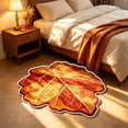thumbnail image 5 of Fall Maple Leaf Shaped Doormat 23.6x15.7in - Non-Slip Entryway Rug for Kitchen Front Door Thanksgiving Harvest Decor, 5 of 6