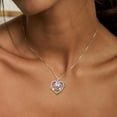 thumbnail image 3 of Fasjewly I Love You to The Moon and Back Necklace,S925 Sterling Silver Heart Birthstone Necklace, Moon and Star Pendant Necklace Christmas Birthday Anniversary Jewelry Gifts for Women / Wife /Mom, 3 of 11