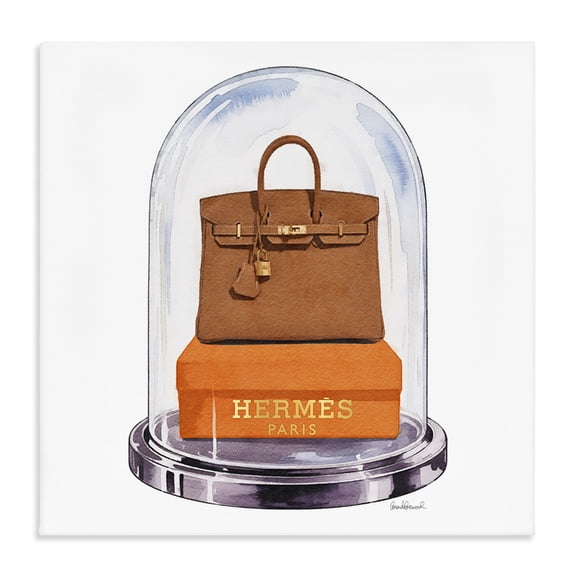 Stupell Industries Traditional Luxury Handbag Dome Canvas Art, 17 x 17, by Amanda Greenwood