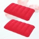 thumbnail image 5 of 2 piezas 47x30cm Rectángulo PVC Flocado Almohada inflable Almohada multifuncional Siesta Almohada Cojín para viajes al aire libre Camping (Rojo), 5 of 5