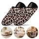 thumbnail image 5 of Pantuflas interior para casa calcetines zapatos mocasines con espalda cerrada forro polar mujer (marrón 42-43), 5 of 9