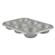 Muffin Cupcake Baking Tin. Stainless Steel Cupcake Tray.Oven Cooking Baking Pan. Dishwasher Safe. Muffin Baking Cupcake Pans 6-Cup