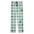 thumbnail image 4 of Mens Pajama Pants Classic Plaid Christmas PJ Bottoms Flannel Cotton Long Pants Straight Fit Lounge Trouser, M Green #G, 4 of 7