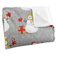 thumbnail image 3 of LOGOVISION Snowmen Silky Touch Back Super Soft Throw Blanket 50' x 60', 3 of 6