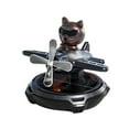 thumbnail image 1 of BKER Solar Powered Air | Rotating Cartoon Shape Solar Energy Car Air Purifier Airplane Perfume Ornament For Workplace Desk, 1 of 4
