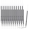 thumbnail image 1 of 24 Pieces Gel Ink Refill Fits Retractable Pens Universal Refill Replacement, Medium Tip Point 0.7 mm, Black Ink Refill, 115 mm Long (Black), 1 of 7