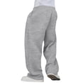 thumbnail image 4 of Mens Sweatpants With Pockets Baggy Straight Leg Drawstring Waist Joggers Pant Workout Gym Athletic Running Sweat Pants Light Gray 2XL, 4 of 4