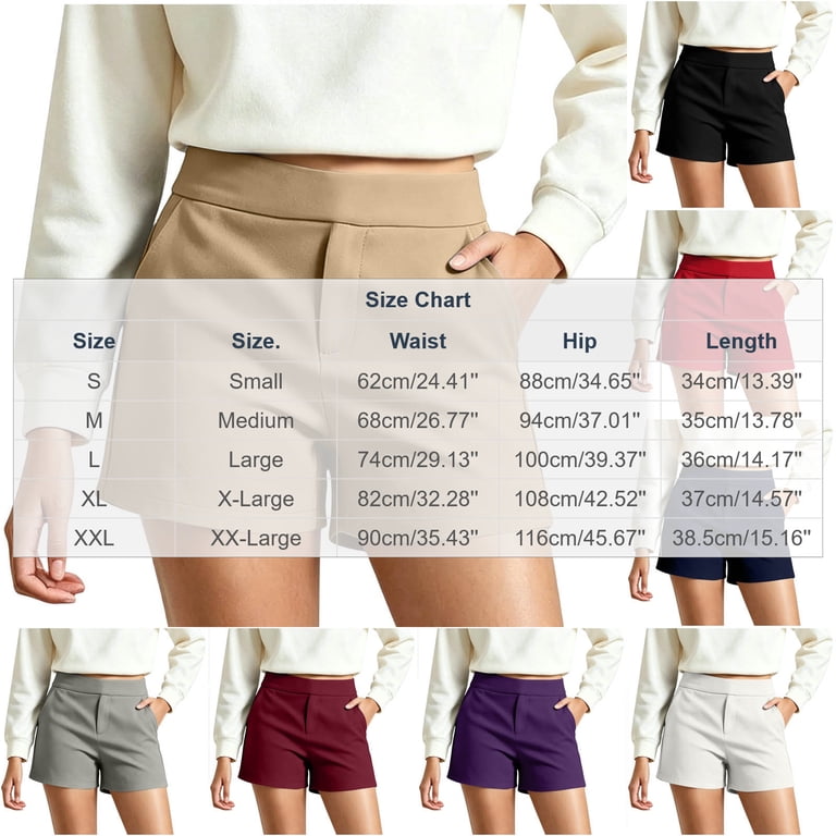 walmart dress shorts Women's Spring Summer Comfy A-Line Dress Shorts High Waist Wide Leg Tailored Trouser Shorts Ideal for Brunch Shopping Weekend Outings
