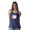 thumbnail image 2 of Stamp 4Th Of July Racerback Tank Women -Image by Shutterstock, Female x-Large, 2 of 4