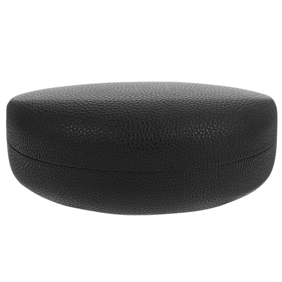 ETEREAUTY Black PU Sunglasses Case Eyeglasses Container Travel Protective Holder for Back to School 1 Set