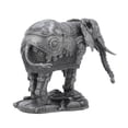 thumbnail image 3 of Veronese Design Statue en Résine Effet Éléphant Mécanique Steampunk à Froid, 3 of 5