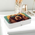 thumbnail image 6 of Dog Portable PU Leather Necklace Organizer with Removable Compartment & Decorative Box - Jewelry Boxes Included, 6 of 6