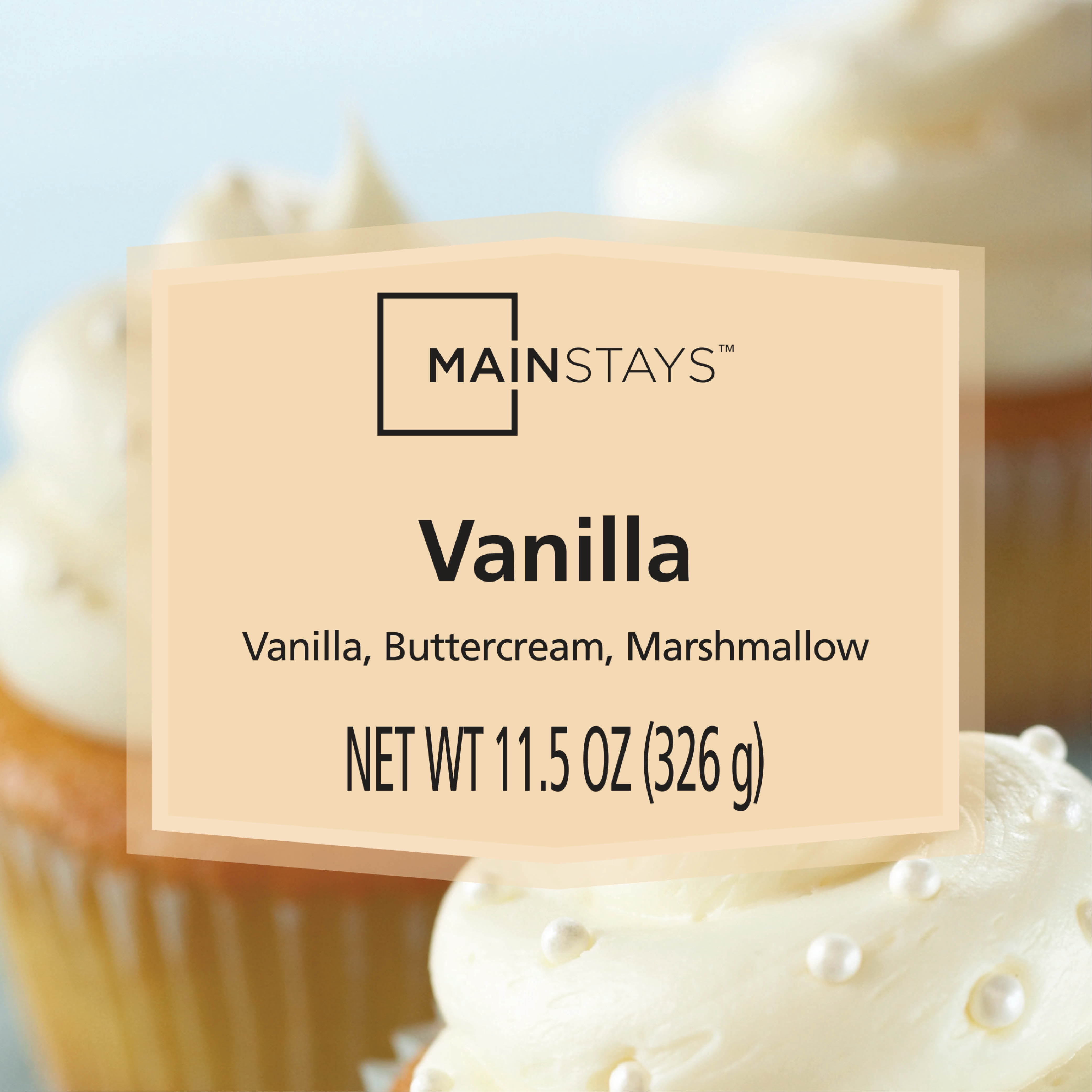 Mainstays 3-Wick Scented Glass Jar Candle, Vanilla, 11.5oz.