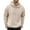 White, variant on Mens Cable Knit Hooded Sweater Fleece Pullover Casual Hipster Jacquard Long Sleeve Comfortable Outwear Sweatshirt