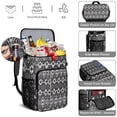 thumbnail image 5 of Bohemian Style Insulated Cooler Backpack - 20L Soft Cooler Bag, Boho Chic Design for Outdoor, 5 of 6