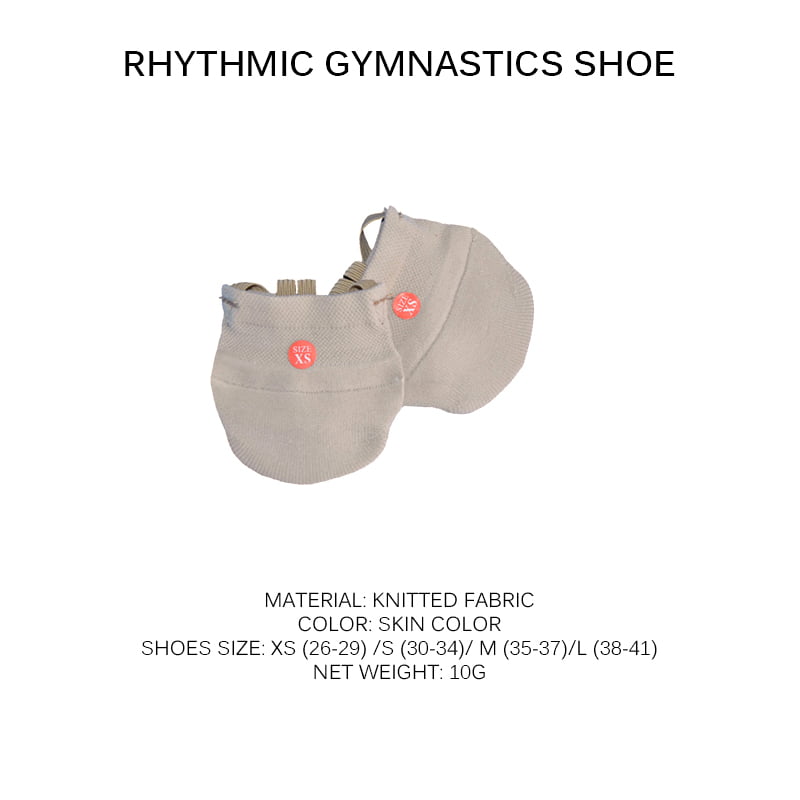 Rhythmic Gymnastic Solo Soft Half Shoes Toe Shoes Knitted Socks Kids Girls New 