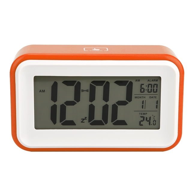 Reloj despertador digital, reloj electrónico digital exquisito multifuncional Reloj digital Artesanía superior Jadeshay A