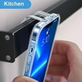 thumbnail image 4 of Dteck MagSafe Compatible Rugged Phone Case for iPhone 14 6.1 inch, Clear Magnetic Case with Kickstand Four-Corner Stent Shockproof Transparent Cover for Apple iPhone 14 2022, 4 of 5