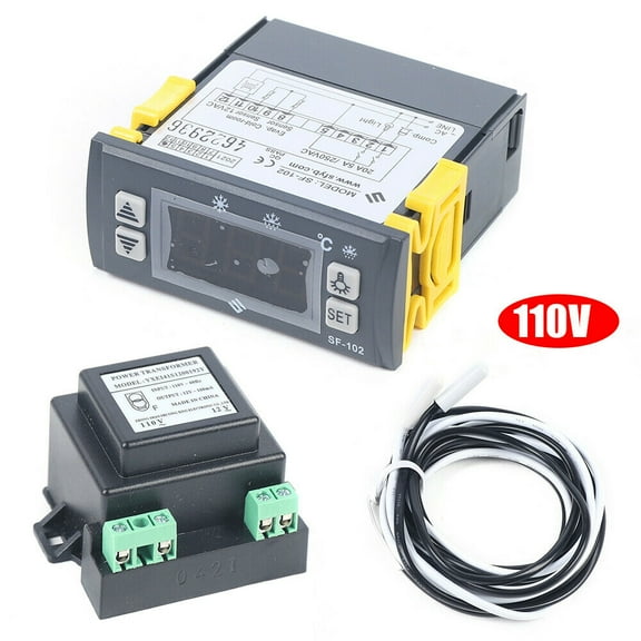 Miumaeov SF-102 Intelligent Display Refrigerator Thermostat Electronic Digital Display Temperature Controller Regulator 110V 60Hz
