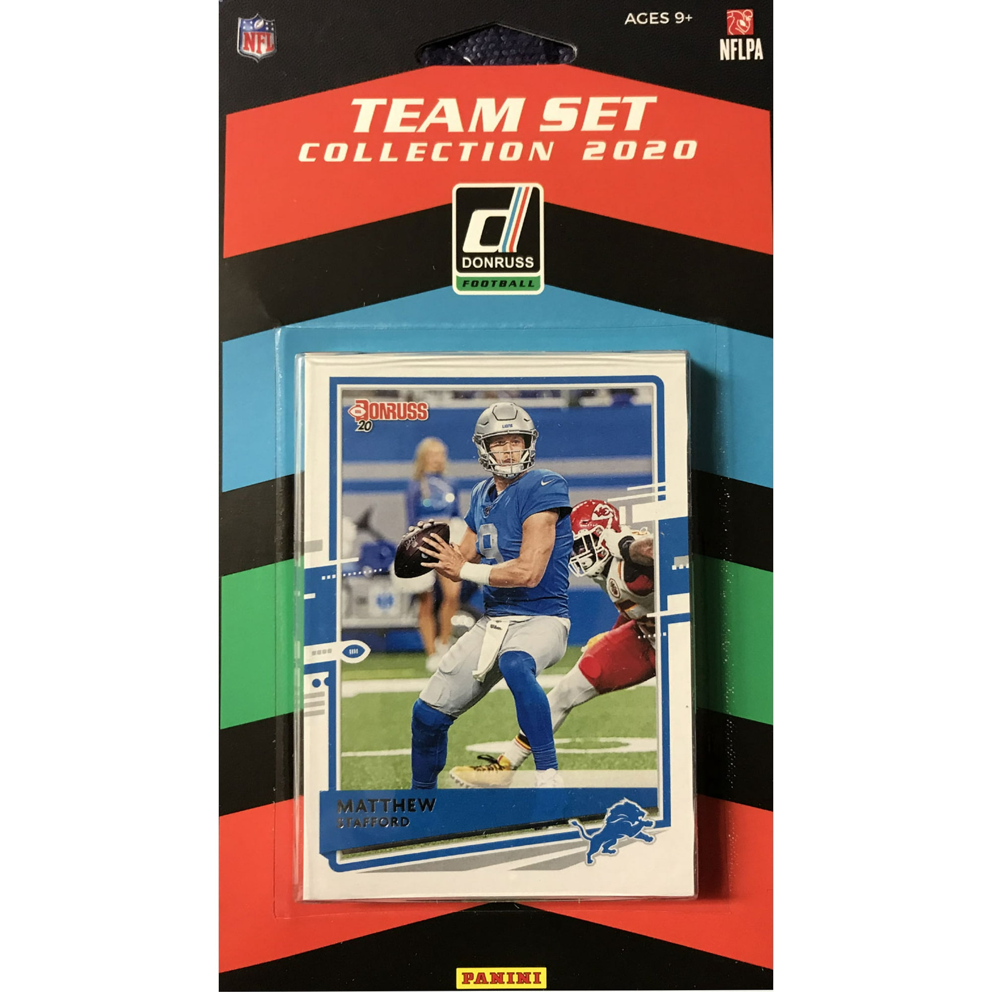 2019 Donruss Detroit Lions NFL Football Card Team Set