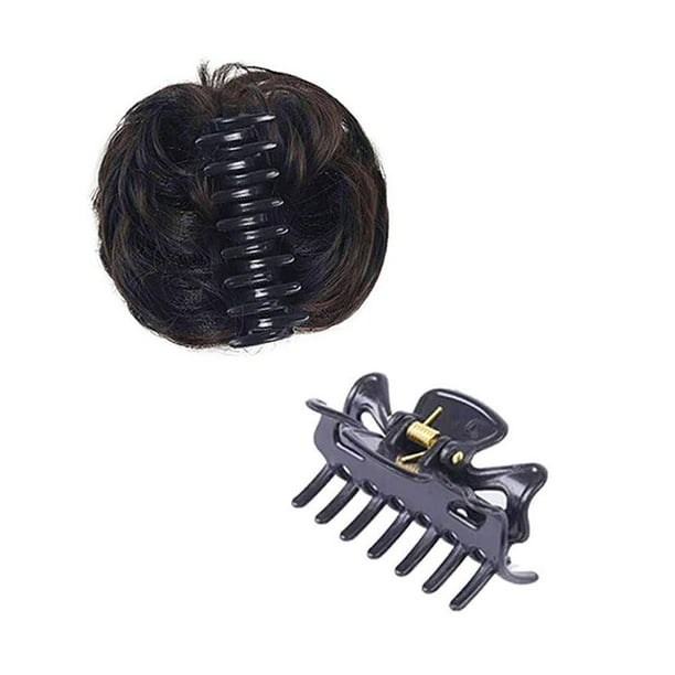 Clip En Messy Bun Messy Hair Bun Hair Tie Extension Claw Clip Para Mujeres Damas Niñas Guardurnaity CE008099-03