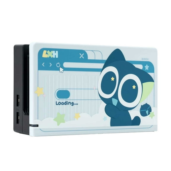 GeekShare Hard Case for Nintendo Switch 2017 Dock Cover Faceplate Sleeve Pad PC Shell - Luo Xiaohei