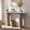 White Alder, variant on KeyWhat 63" Entryway Console Table with Fluted Wood Base, Modern Sofa Table Behind the Couch for Living Room, Hallway, Entrance, Foyer, Dark Walnut