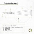 thumbnail image 3 of Desert Cactus Colorado State University Lanyard CSU Rams Car Keys ID Holder Keychain Detachable Breakaway Snap, 3 of 5