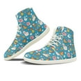 thumbnail image 6 of Psesaysky High-Top Barefoot Shoes with Cute Cartoon Animals Non-Slip Wear-Resistant Sneakers for Women Girls Size 6-13.5, 6 of 7