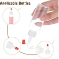 thumbnail image 4 of 45PCS 3 Sizes Natural Red Tip Yorker Caps Replacement Dispensing Caps for Squeeze Bottles Glue Bottles Painting Crafts Repair and Art, 4 of 9