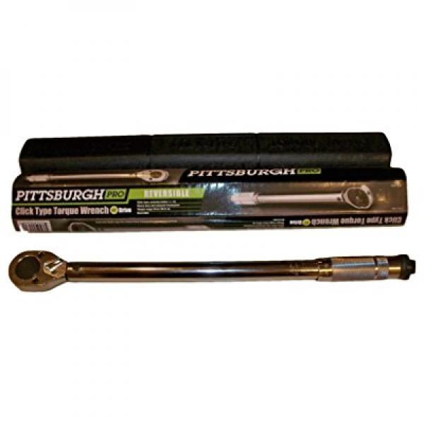 for sale online 2696 Pittsburgh Professional 1/4" Drive Click Stop Torque Wrench 
