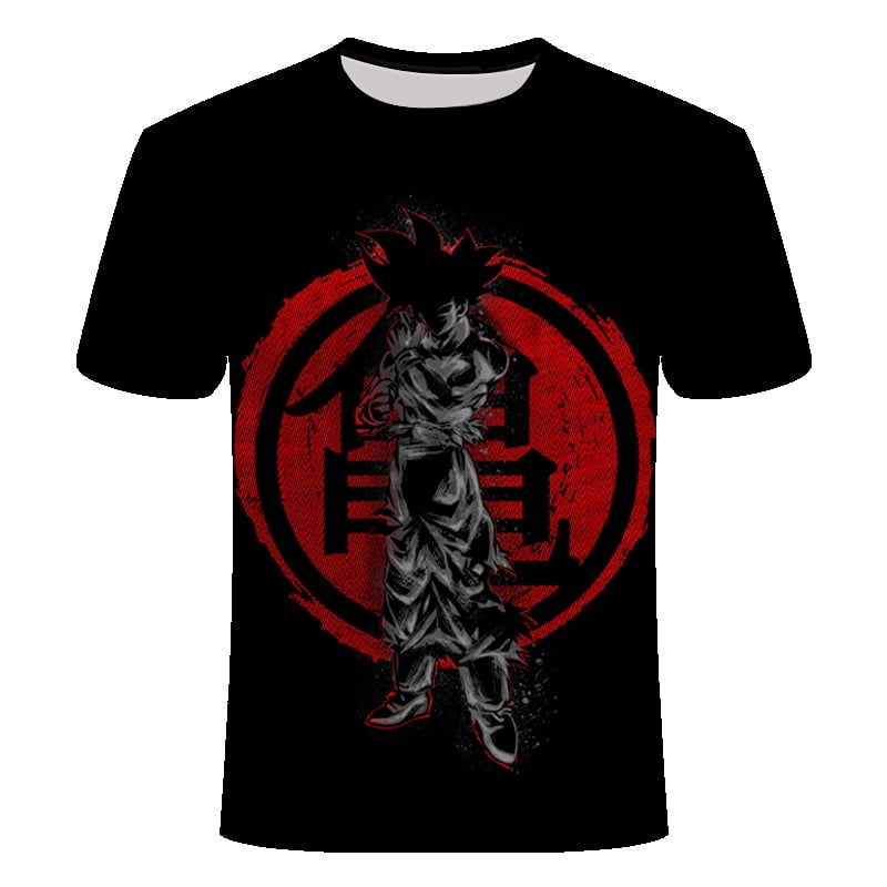 Anime Tops Graphic Print T-shirt Manga 