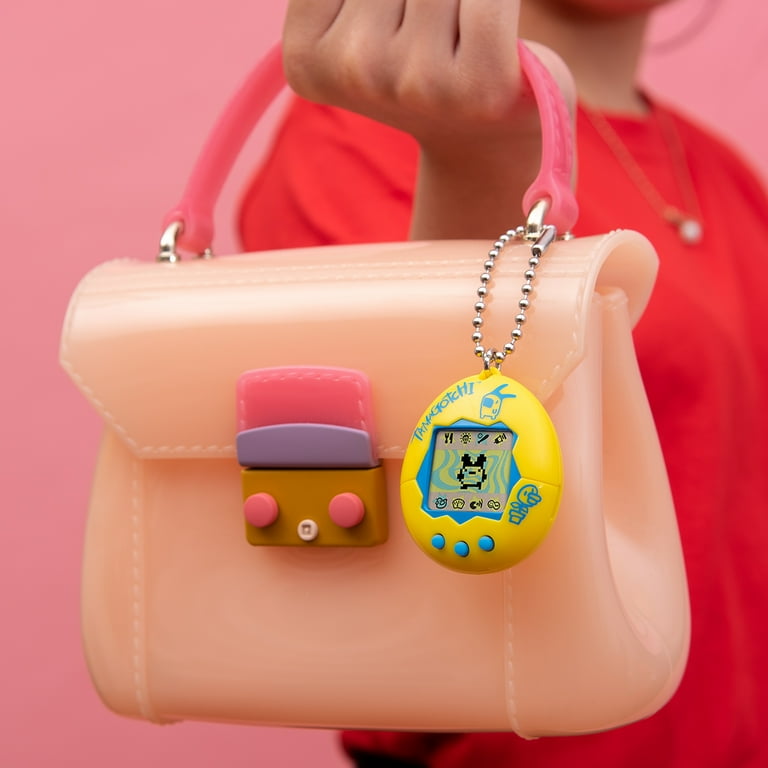 Original Tamagotchi - Yellow with Blue Electronic Pet