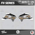 thumbnail image 2 of Kalair GFX Graphics Kit for Kayo Pit Bike TT 125 and TT 140 (2021+) Fh Series, 2 of 5