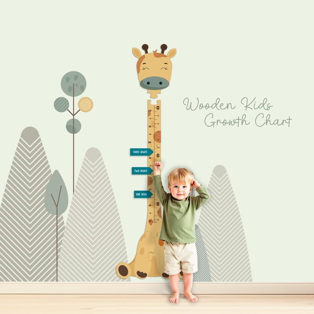 Tabla de crecimiento de madera La Bonne Voisine Matilda La jirafa