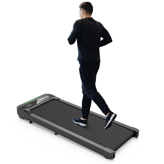 Fitti Under Desk Treadmill Walking Pad with Incline for Home and Office Fitness Workout, 220 Lbs. Capacity