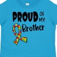 thumbnail image 4 of Inktastic Proud of My Brother Autism Awareness Puzzle Piece Ribbon Boys or Girls Toddler T-Shirt, 4 of 5