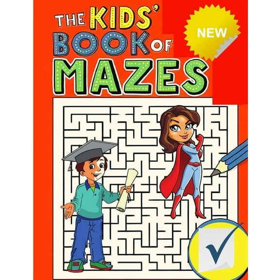 Maze Puzzle Book for Kids: Fun Mazes for Kids, Maze Activity Book: Fun Mazes for Kids, Maze Activity Workbook, (Paperback)