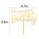 thumbnail image 3 of Cake Topper Bekaterea de acrílico dorado para 60.º cumpleaños, 3 of 9