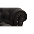 thumbnail image 2 of Jennifer Taylor La Rosa Sofa, Dark Charcoal Grey Fabric, 2 of 9