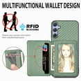thumbnail image 4 of Case For FOXDOCK Samsung Galaxy S25 Stand Function RFID Blocking Magnetic Card Holder Complete Camera Safety, 4 of 5