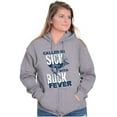 thumbnail image 4 of Hunter Called in Sick Buck Fever Zip Up Hoodie Men's Women's Brisco Brands S, 4 of 6