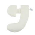 thumbnail image 3 of Almohada de apoyo para el embarazo, ajustable, desmontable, en forma de U, almohada de apoyo para maternidad para dormir, color blanco y dorado, 3 of 15