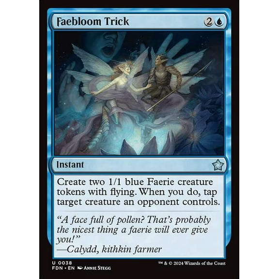 MtG Foundations Uncommon Faebloom Trick #38