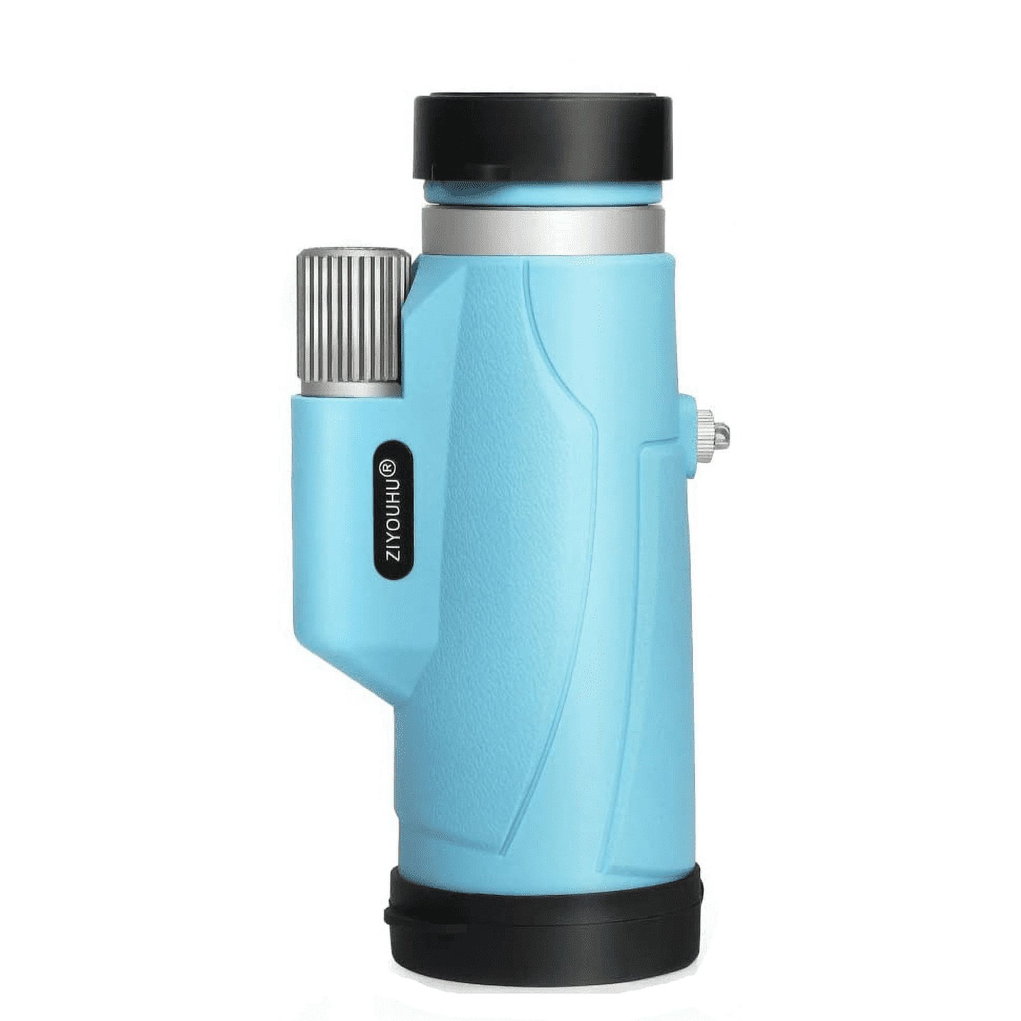 Unbranded Monocular Telescope High Power 10X42 Waterproof Monocular with Single Hand Focusing Bright and Clear Monocular Scope for Traveling Blue