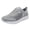 Grey, variant on Mens Running Shoes Slip on Athletic Tennis Walking Sneakers Workout Lightweight Casual Sport Shoes with Arch Support Insole Black 10.5